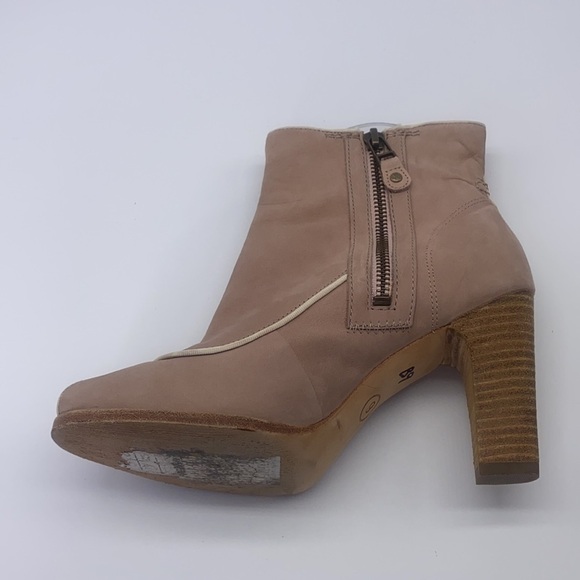 Timberland PRO TiTAN EV Men Timberland Boot Company - Marge Peep Toe Bootie Soft Leather Heel Size 6